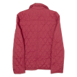 DKNY Womens Quilted Jacket Red S For Discount