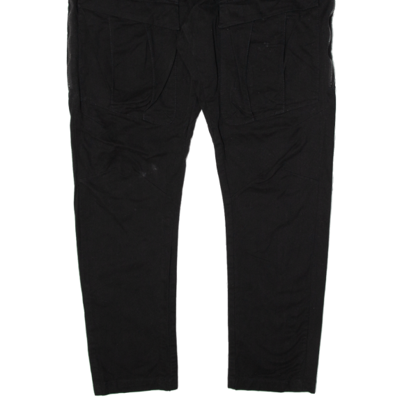 CLOCKHOUSE Cargo Mens Trousers Black Slim Tapered W36 L30 Hot on Sale