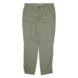 CHICOREE Cargo Womens Trousers Green Regular Tapered W33 L29 Sale