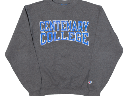 CHAMPION Centenary College Mens Sweatshirt Grey USA S Online Hot Sale