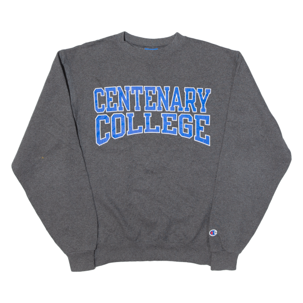 CHAMPION Centenary College Mens Sweatshirt Grey USA S Online Hot Sale