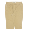 ZARA Womens Trousers Beige Relaxed Tapered W38 L28 Online