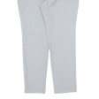 ZARA Check Womens Trousers Grey Regular Tapered W30 L27 on Sale