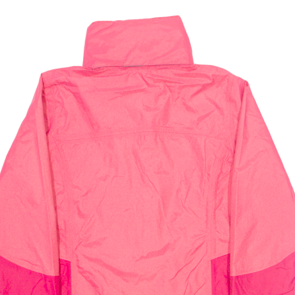 COLUMBIA Womens Rain Jacket Pink Nylon S Online