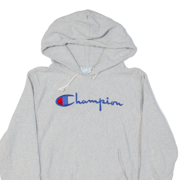 CHAMPION REVERSE WEAVE Womens Grey Hoodie L For Discount