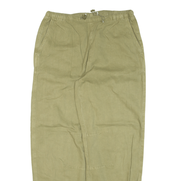 Womens Trousers Green Loose Tapered W30 L29 Supply