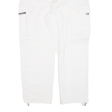 9N1M SENSE Cargo Womens Trousers White Regular Straight W34 L26 Online Sale