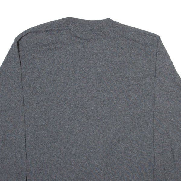 CHAMPION Carolina Mens T-Shirt Grey Long Sleeve USA M Online now