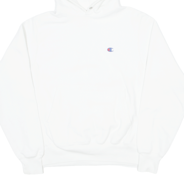 CHAMPION REVERSE WEAVE Mens White Hoodie S Sale