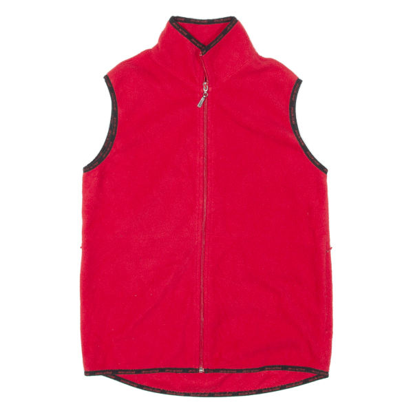 DKNY Active Boys Fleece Gilet Red L on Sale