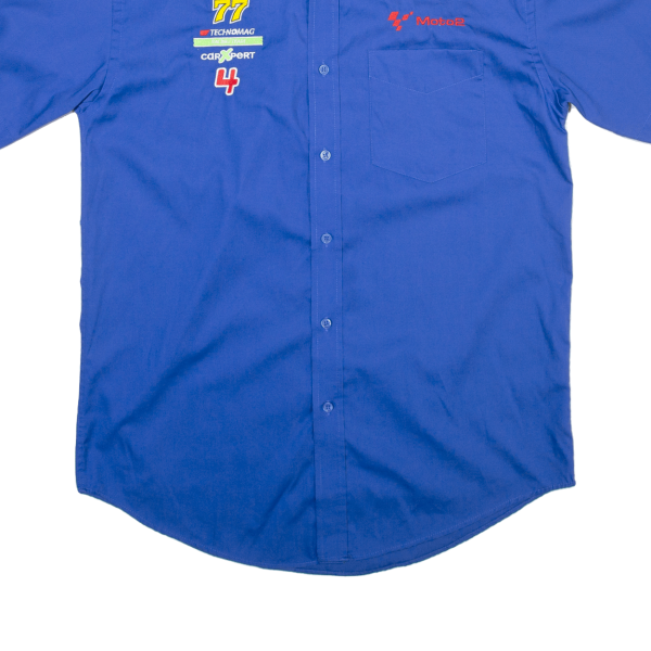 KUSTOM KIT Signed Mens Plain Shirt Blue M For Sale