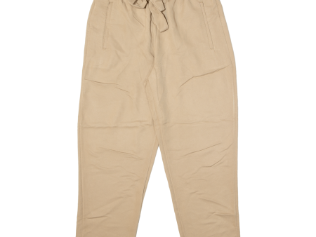 CHICOREE Cropped Womens Trousers Beige Regular Tapered W26 L24 Online now