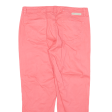 CALVIN KLEIN JEANS Womens Trousers Pink Regular Straight W32 L25 Supply