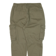 Cargo Womens Trousers Green Regular Tapered W30 L27 Online now