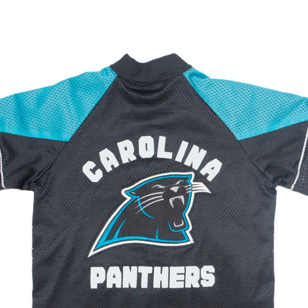 Carolina Panthers Mesh Zip Up Mens Sweatshirt Black USA M on Sale