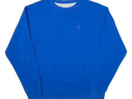 CHAMPION Mens Sweatshirt Blue S on Sale