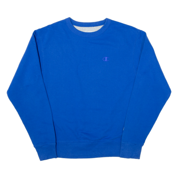 CHAMPION Mens Sweatshirt Blue S on Sale