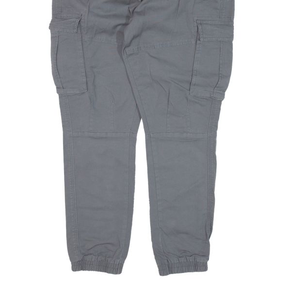 Cargo Womens Trousers Grey Slim Tapered W32 L28 Supply