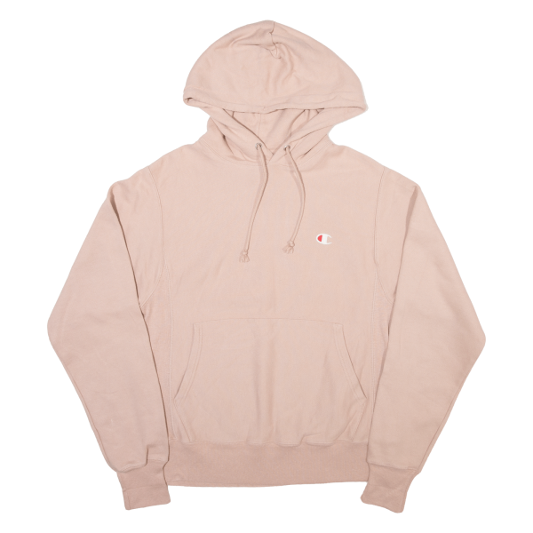 CHAMPION REVERSE WEAVE Mens Pink Hoodie S Hot on Sale