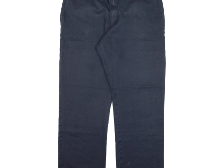 DICKIES 774 Workwear Womens Trousers Blue Regular Straight W36 L29 on Sale