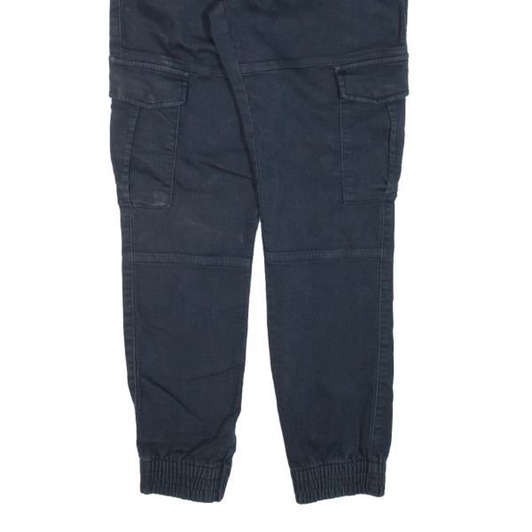 Cargo Womens Trousers Blue Regular Tapered W26 L29 For Sale