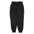 Cargo Womens Trousers Black Relaxed Tapered W28 L28 Cheap