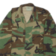 AMERICAN APPAREL, INC. Hot Weather Woodland Combat Mens Military Jacket Green Camouflage S Discount