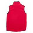 DKNY Active Boys Fleece Gilet Red L on Sale