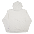 CHAMPION Mens Cream Hoodie 2XL Cheap