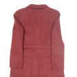 BALLY Womens Overcoat Coat Red Wool M Online