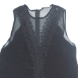 SANDRO PARIS Womens Top Black Sleeveless Silk S Supply