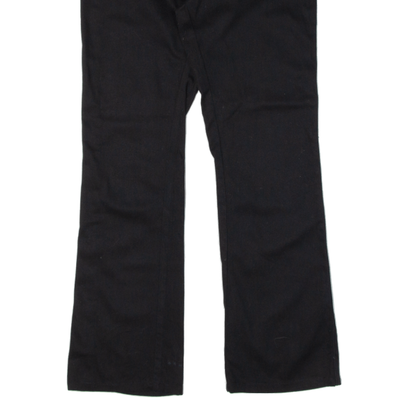 DICKIES Workwear Womens Trousers Black Slim Bootcut W28 L26 Hot on Sale