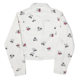 DISNEY Mickey Mouse Girls Denim Jacket White M Cheap