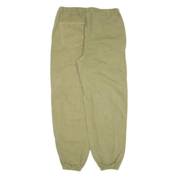 Womens Trousers Green Loose Tapered W30 L29 Supply