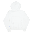 CHAMPION REVERSE WEAVE Mens White Hoodie S Sale