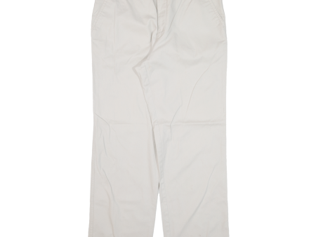 DOCKERS Mens Trousers Beige Regular Straight W34 L29 Online Sale