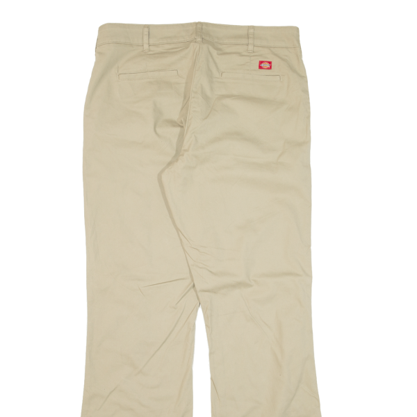 DICKIES Workwear Womens Trousers Beige Slim Bootcut W35 L33 Online now