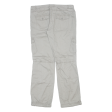 CHICOREE Cargo Womens Trousers Cream Regular Straight W36 L33 Sale