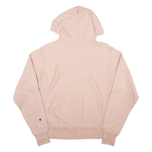 CHAMPION REVERSE WEAVE Mens Pink Hoodie S Hot on Sale