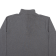 CHAPS Mens Jumper Grey 1 4 Zip Tight Knit L For Sale