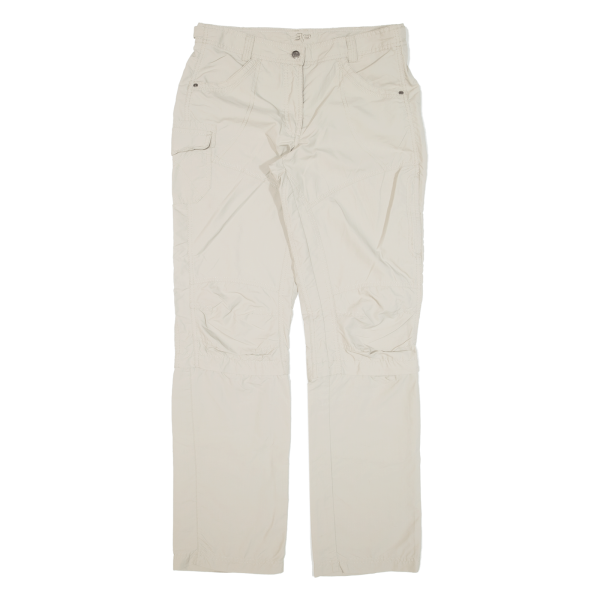 3P Cargo Zip-off Womens Trousers Beige Regular Straight W31 L31 Online