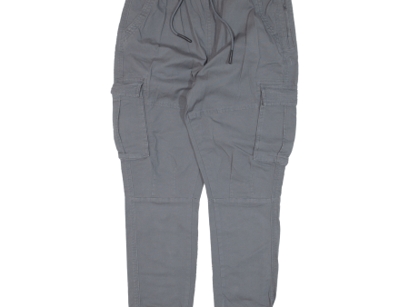 Cargo Womens Trousers Grey Slim Tapered W32 L28 Supply