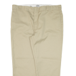 DICKIES 874 Workwear Mens Trousers Beige Regular Straight W44 L30 Cheap