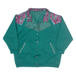 CENTER AISLE Reversible Womens Jacket Green 90s L Sale