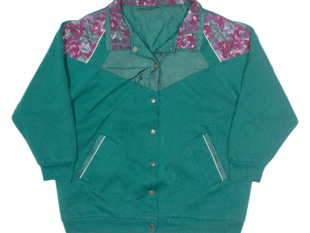 CENTER AISLE Reversible Womens Jacket Green 90s L Sale