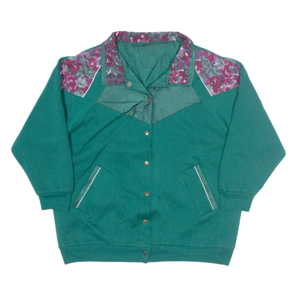 CENTER AISLE Reversible Womens Jacket Green 90s L Sale