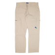 BIAGGINI Cargo Zip-off Womens Trousers Beige Regular Straight W36 L31 Supply