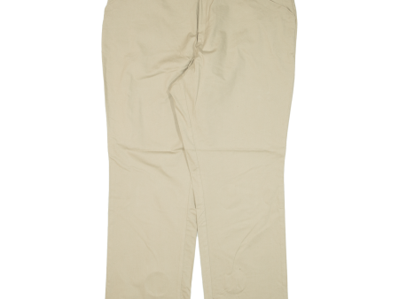 DICKIES Workwear Womens Trousers Beige Relaxed Straight W42 L30 Online Hot Sale