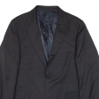 BALMAIN Mens Blazer Jacket Black Wool 3XL For Cheap