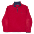 NAUTICA Mens Fleece Red 1 4 Zip L For Discount